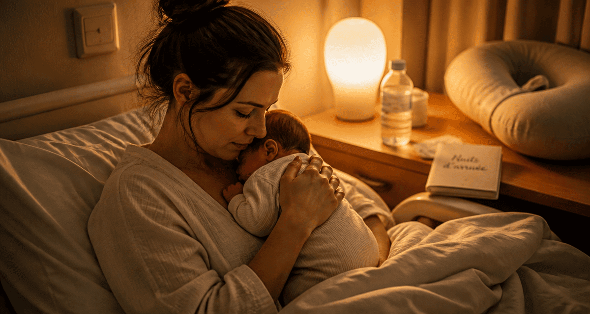chemise de nuit allaitement jeune maman