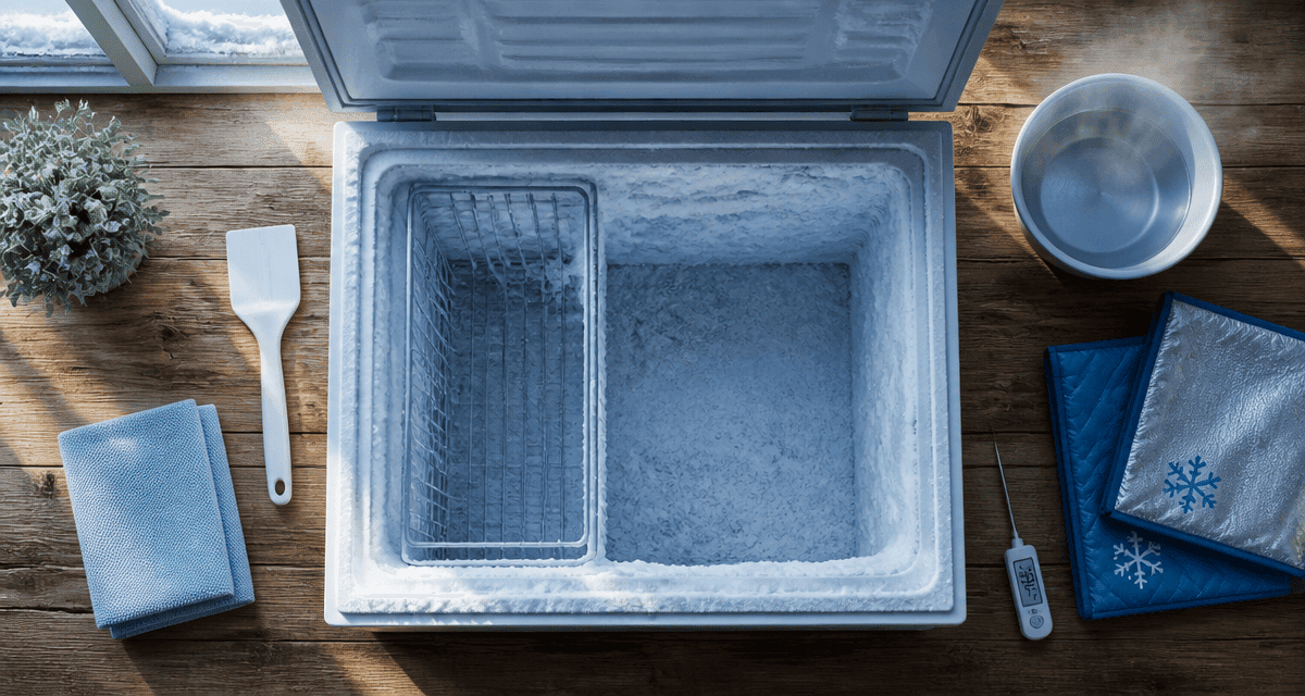 comment dégivrer congélateur avec spatule et givre