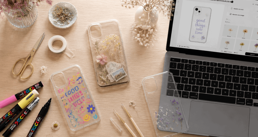comment personnaliser sa coque de téléphone transparente avec déco DIY