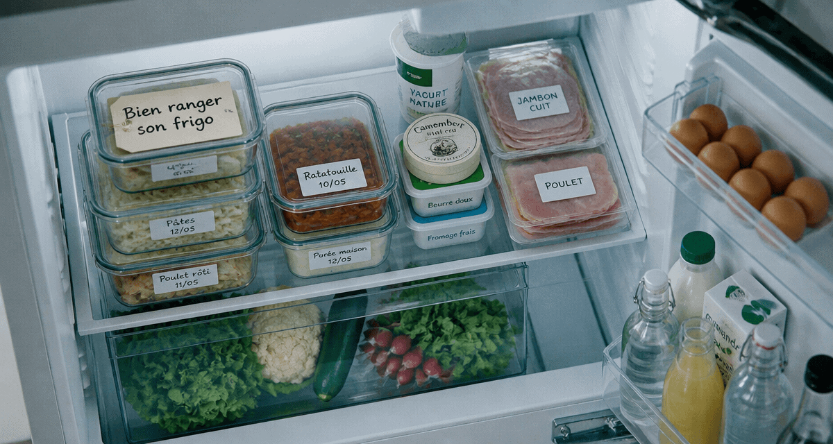 comment ranger son frigo organisé et sécurisé
