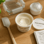 Conservation mascarpone ouvert en cuisine