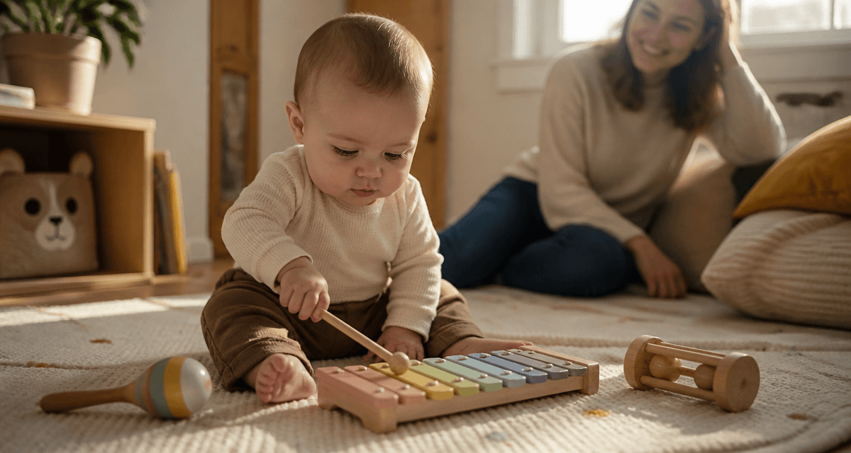 jeux musical pour bebe avec xylophone et maraca