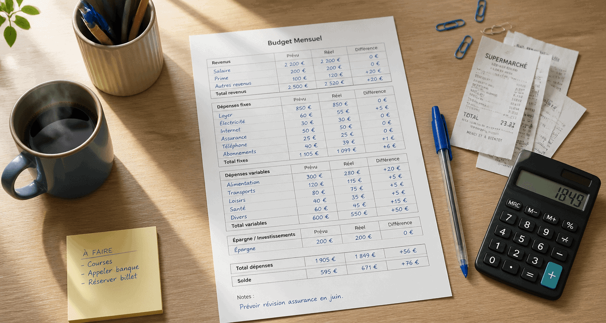 pdf feuille de budget mensuel vierge a imprimer sur bureau