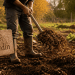 quand mettre du fumier au jardin, épandage sur potager en automne