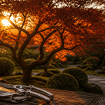Quand tailler un érable, érable japonais taillé au jardin
