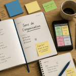 Bureau organisé avec outils pour sens de l organisation