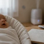 Bébé voix cassée sans fièvre sans toux, humidificateur et thermomètre
