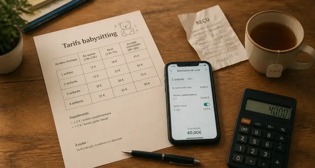 Combien payer babysitter : tarifs et coût réel