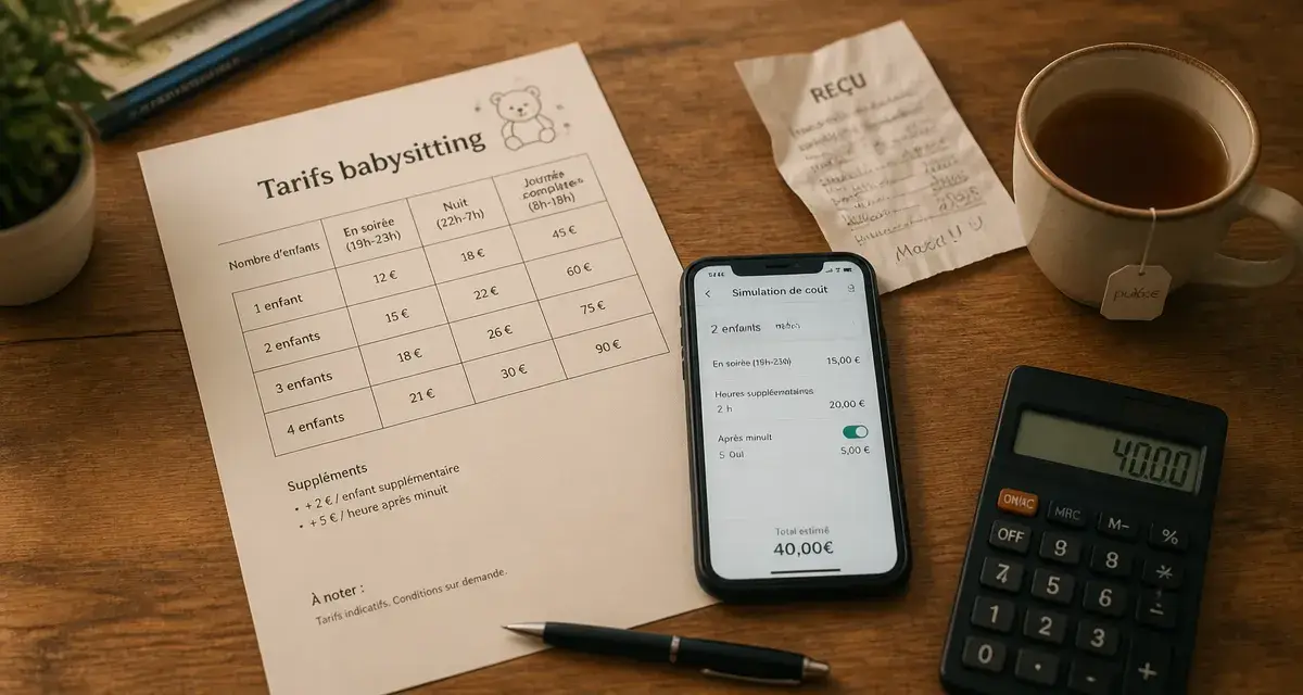 Combien payer babysitter : tarifs et coût réel