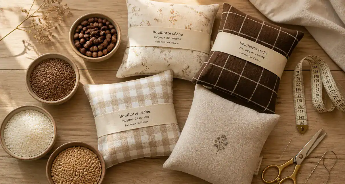 comment faire une bouillotte maison avec garnitures naturelles