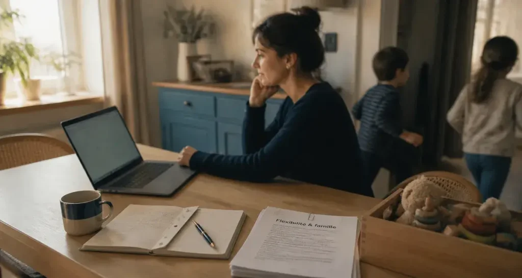 Métier idéal pour mère de famille : travail flexible à la maison avec enfants