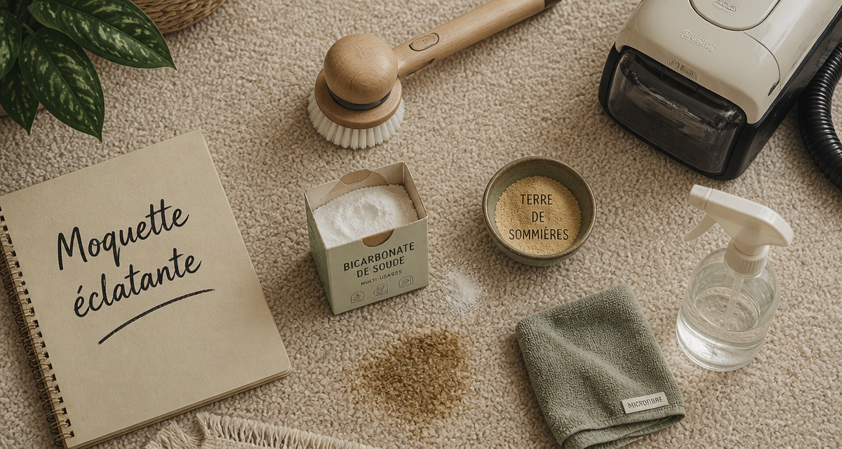 nettoyer une moquette naturellement salon