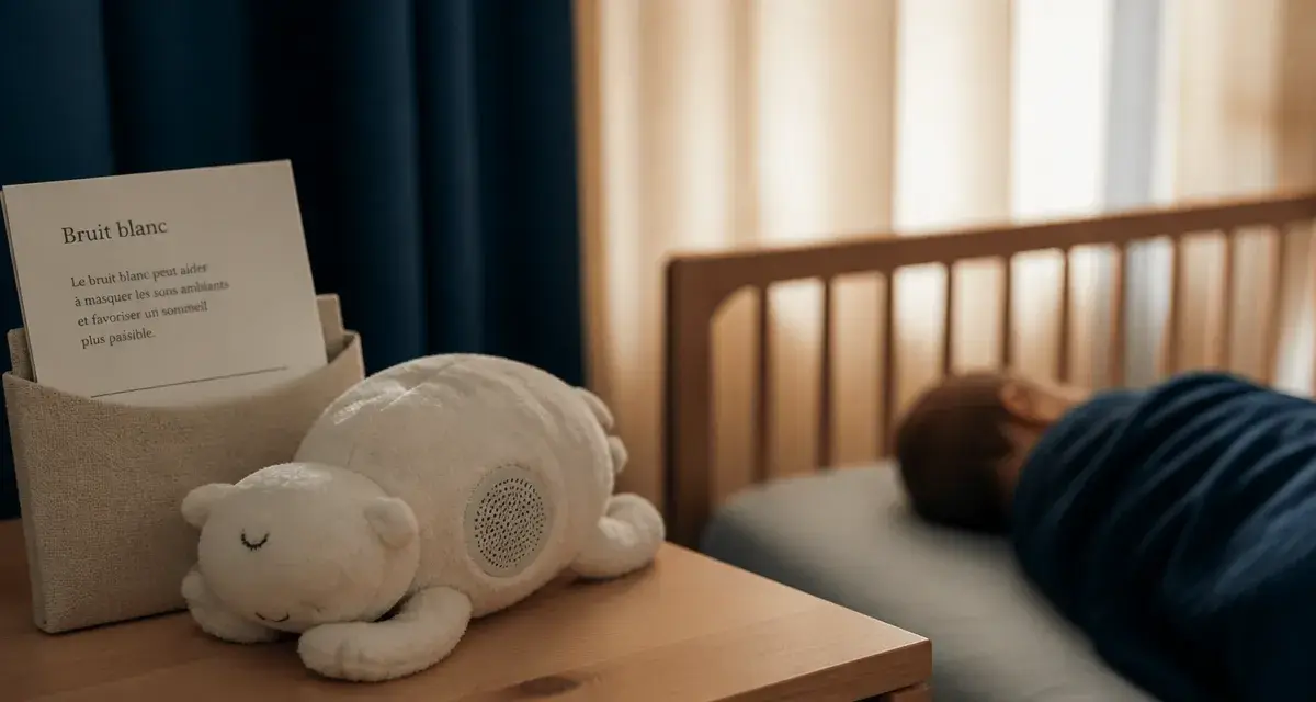 Peluche bruit blanc avis pédiatre : bébé endormi en sécurité
