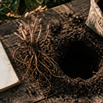 quand planter pivoine racines nues table jardin