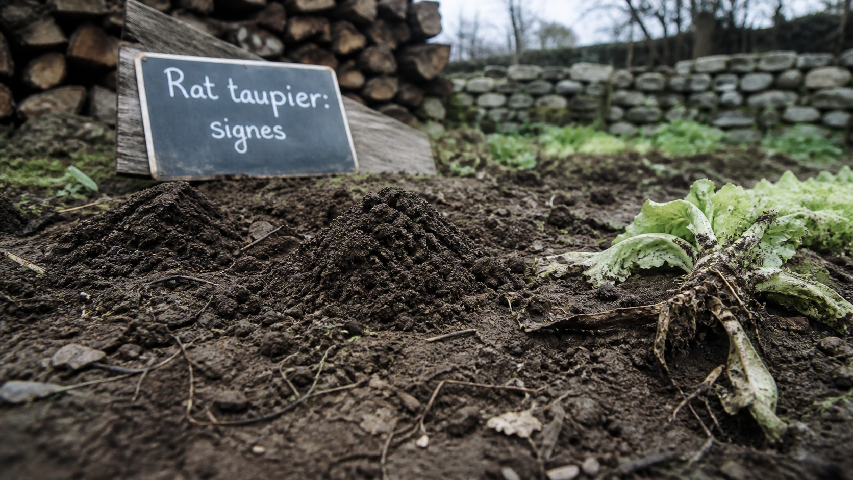 Rat taupier comment s'en débarrasser : traces et galeries dans un potager