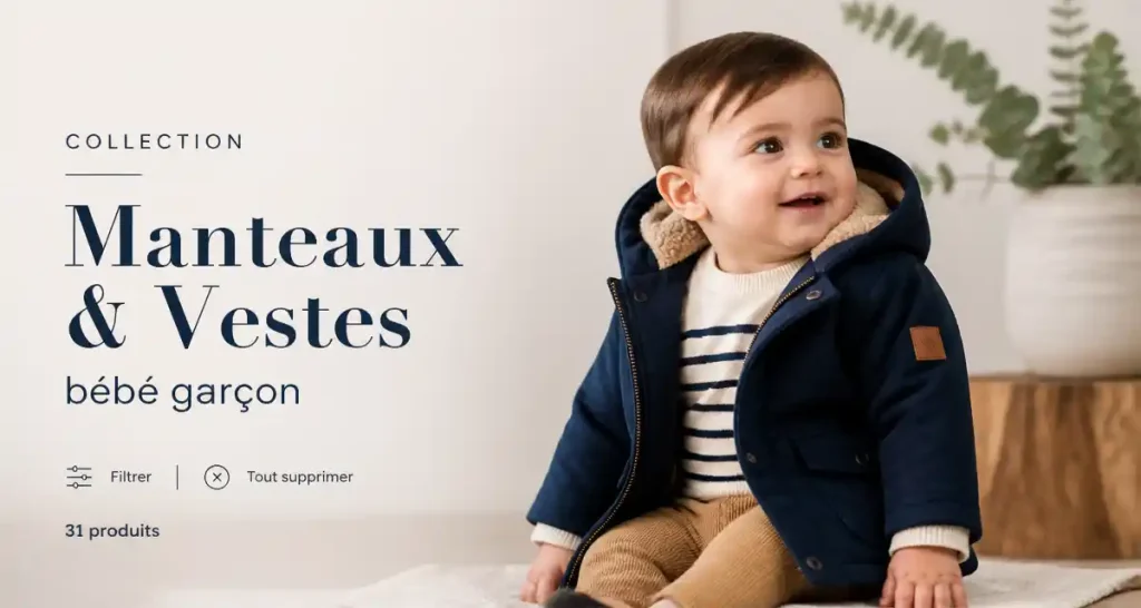Collection: Manteaux & Vestes bébé garçon