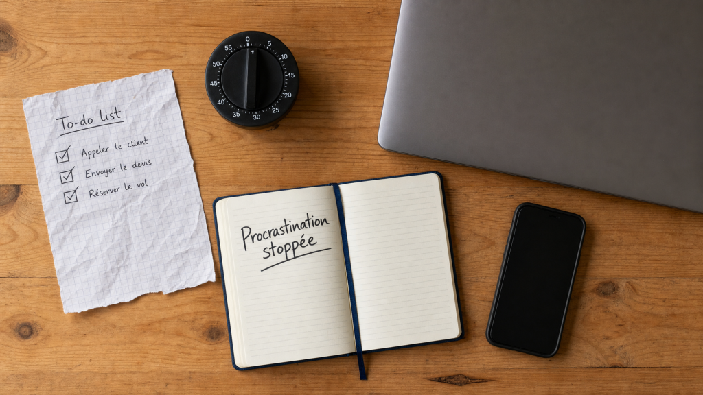 Arrêter de procrastiner en 2 minutes : mini-to-do et minuteur
