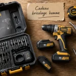 Cadeau bricolage homme : kit outils et perceuse visseuse sans fil