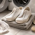 Laver chaussures machine à 30°C : baskets en lavage, sans abîmer le tambour