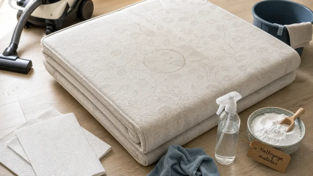 Nettoyer un matelas taché sans l’abîmer : urine, sang, auréoles et séchage