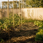 Quelle exposition pour un potager : soleil utile, planche de tomates et salades à l’ombre progressive.