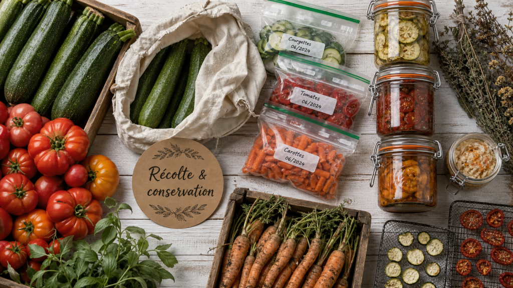 Récolter et conserver ses légumes : garde-manger, légumes frais et conservation