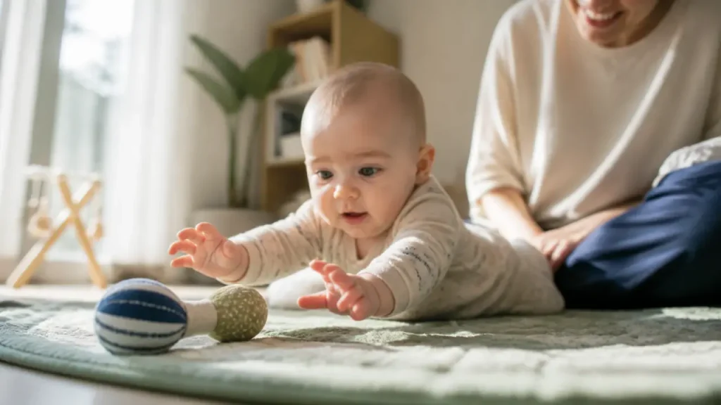 Bébé de 5 mois : sommeil, motricité et repères qui rassurent