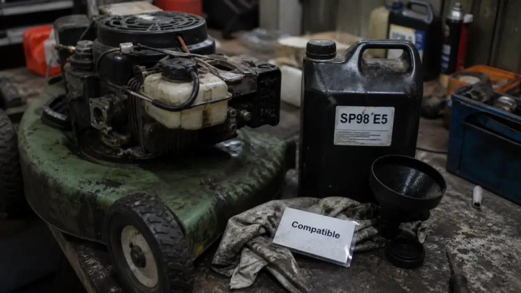 SP95 ou SP98 pour une tondeuse : le carburant qui protège le moteur, les joints et les durites