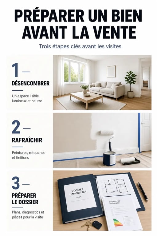 Comment valoriser son bien immobilier avant une mise en vente : les trois étapes clés illustrées
