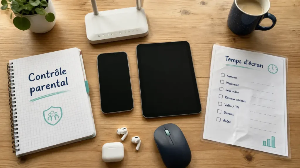 Application de contrôle parental : filtrage, temps d’écran et choix selon l’âge