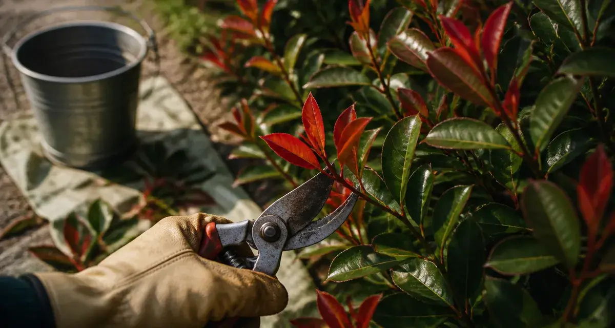 Quand tailler les photinia : coupe pour feuillage rouge dense