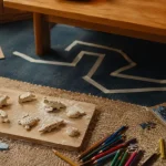 Activités enfants 5 ans : pâte à sel, puzzle et ruban de parcours