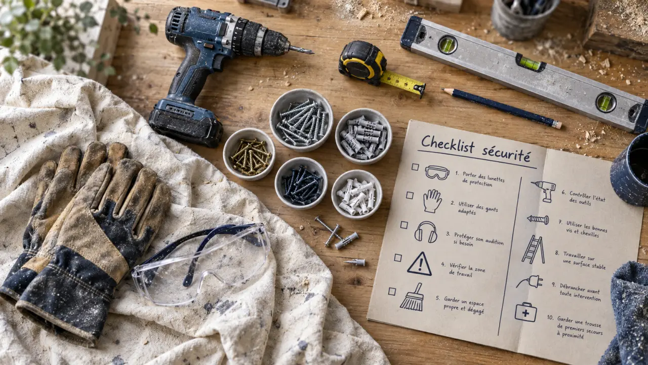 CACE maison bricolage : checklist sécurité outils et protections