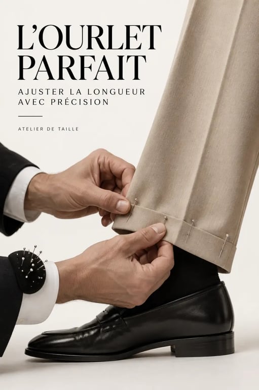 Petites retouches à la maison pour personnaliser sa garde-robe sans racheter : ajustement de l'ourlet d'un pantalon