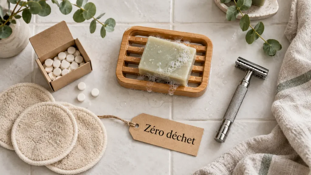 Salle de bain zéro déchet : commencez par réduire avant de remplacer
