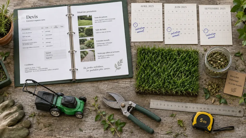 Tarif d’entretien d’un jardin à l’année : les postes qui alourdissent vraiment le devis