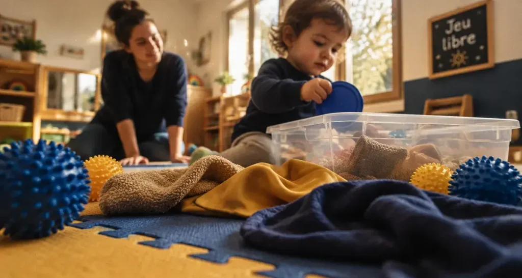 Les activités en crèche éveillent l’enfant sans le mettre en performance