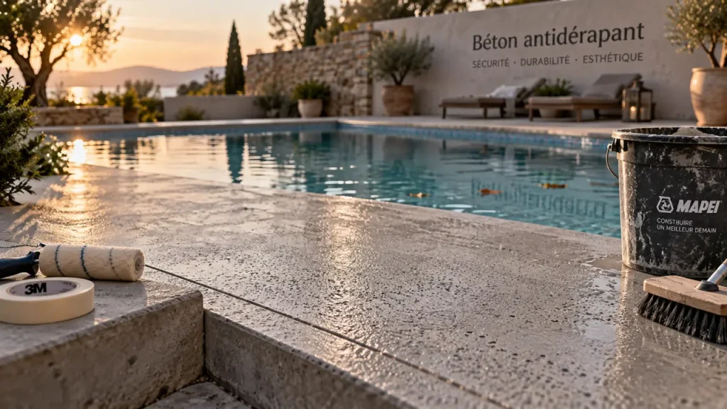 Quel béton extérieur choisir pour le sol : terrasse, allée ou piscine ?