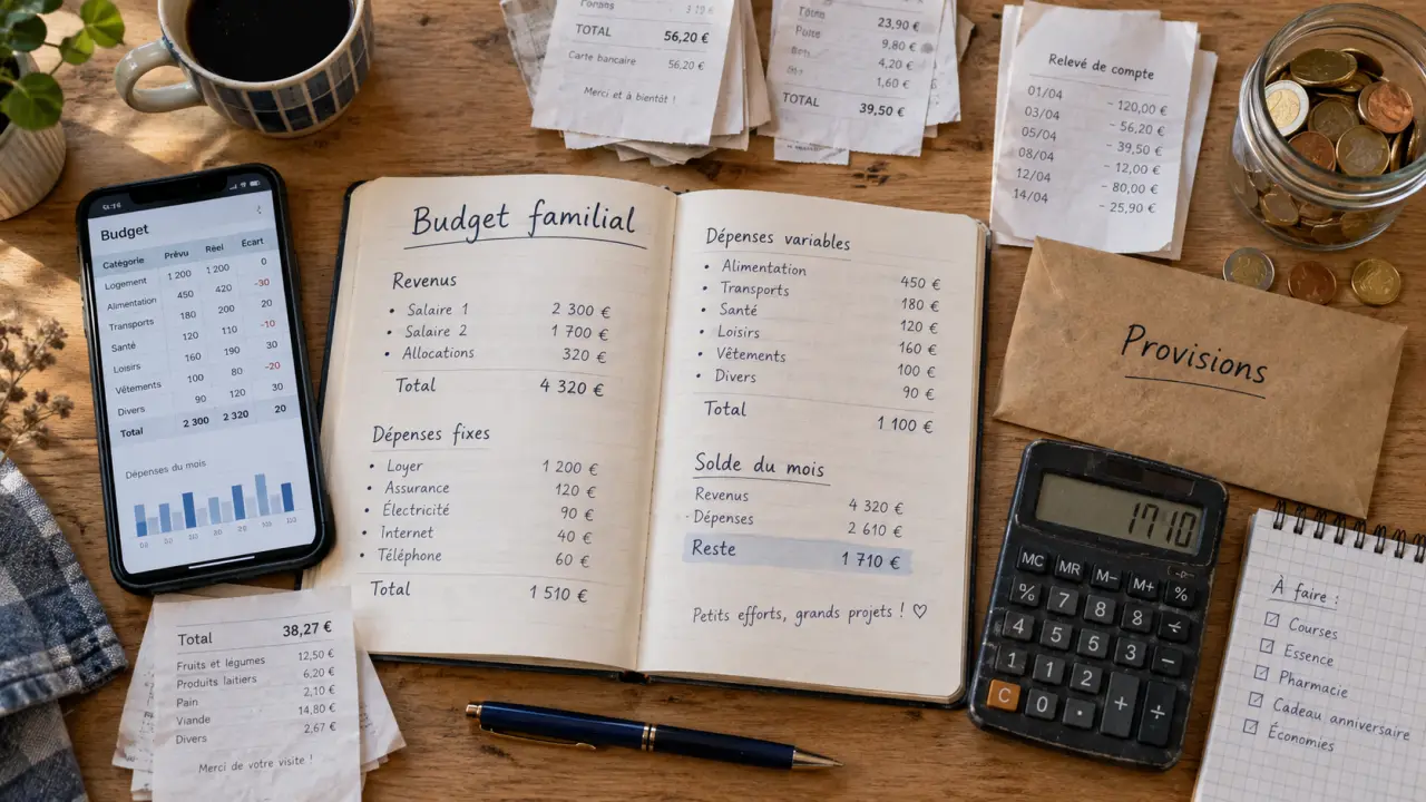Budget familial : mensualités prévisibles pour dépenses annuelles