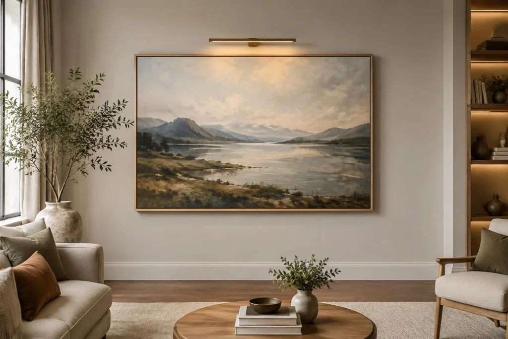 Choisir une œuvre d’art pour sa décoration intérieure : couleurs, formats et emplacement