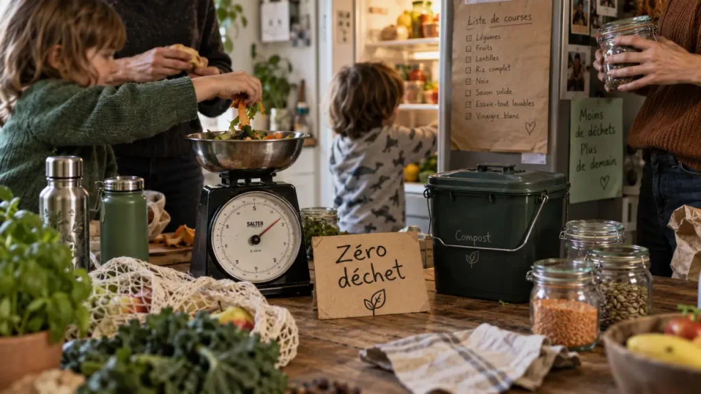 Famille zéro déchet : 4 flux à suivre pour alléger la poubelle sans tensions