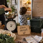 Famille zéro déchet : pesée des déchets, compost, bocaux et gourdes