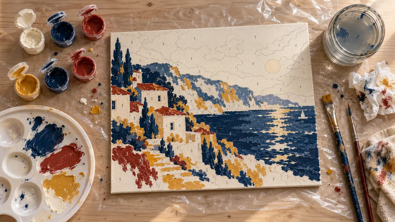 Peinture loisirs créatifs : matériel essentiel pour peindre par numéros